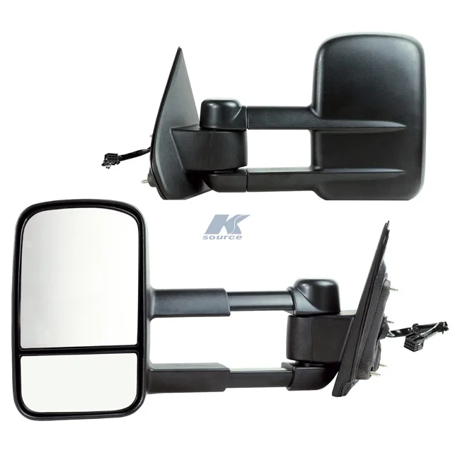 62147-48G – K-SOURCE Exterior Towing Mirror, OEM Replacement Dual Lens Extendable Electric Without Turn Signal Heated...